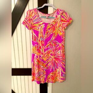 Lilly Pulitzer Tammy Dress Womens Amethyst Sunseekers Sundress Size XS Pink